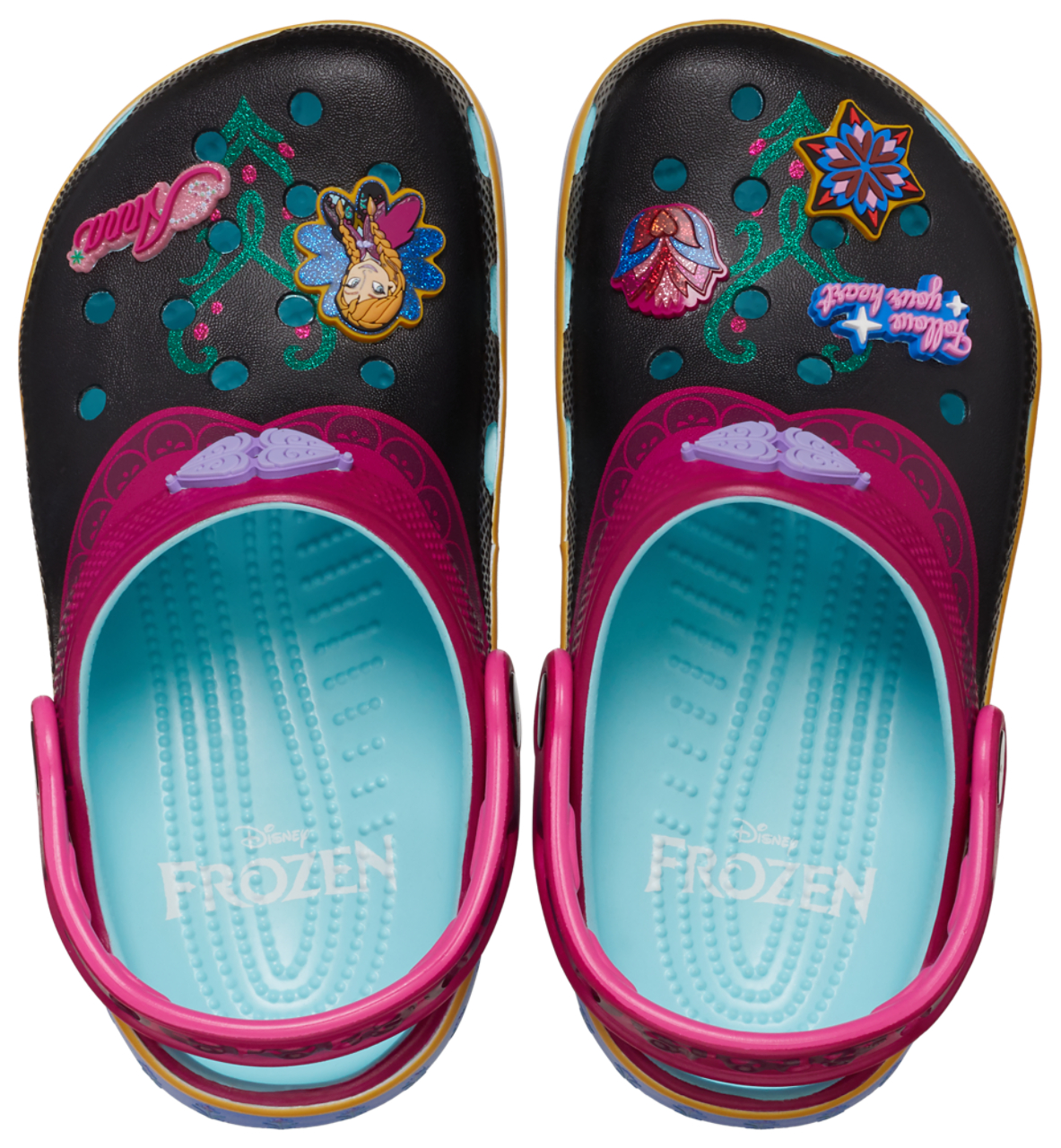 Crocs Frozen Anna Classic Clogs Image 4 of 6. Tap to open photo gallery.