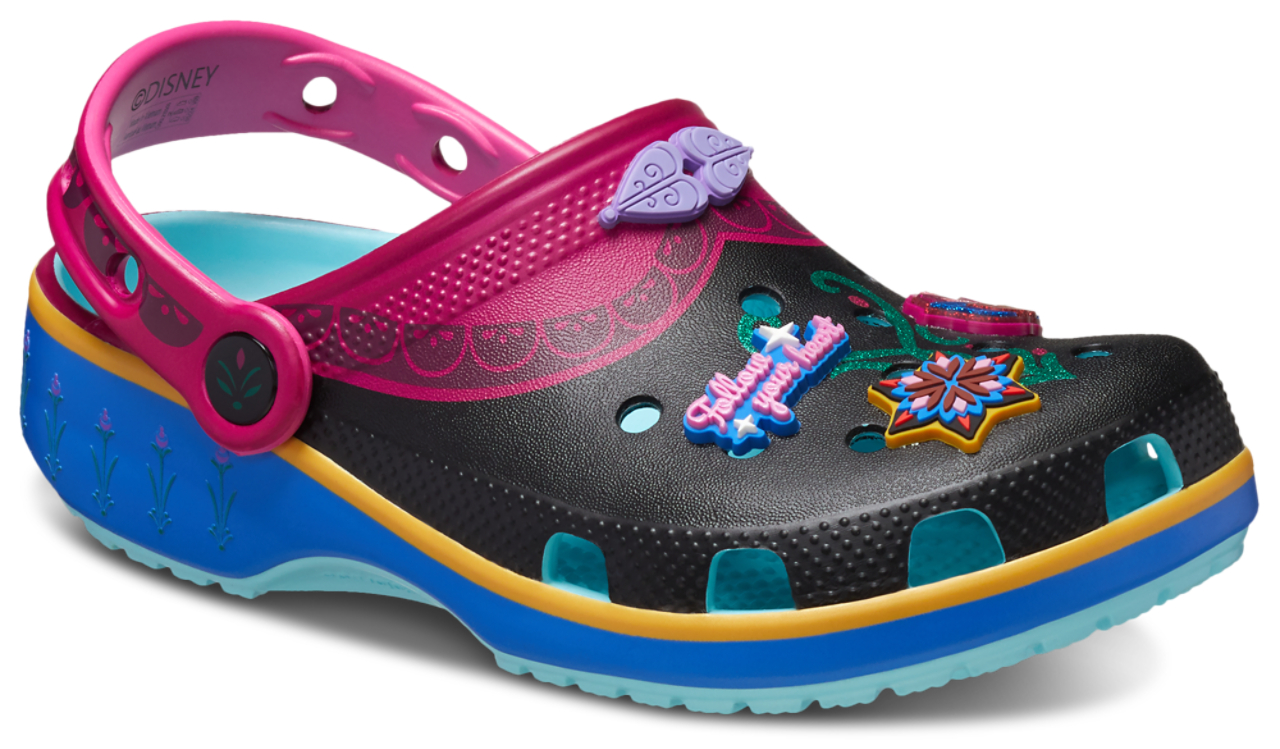 Crocs Frozen Anna Classic Clogs Image 6 of 6. Tap to open photo gallery.