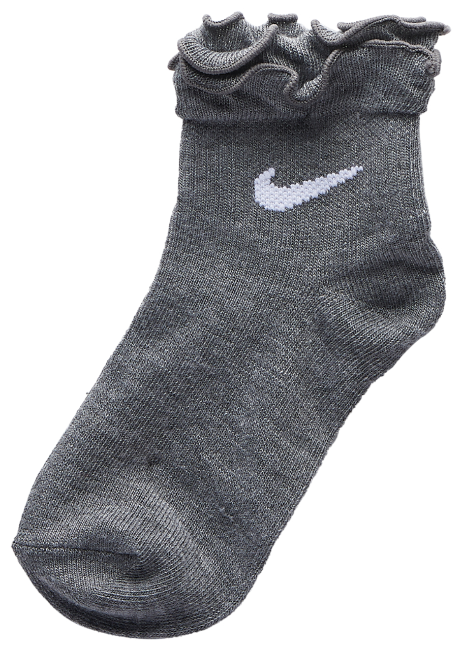 Nike Ruffle Welt Ankle 6 Pack Image 7 of 7. Tap to open photo gallery.