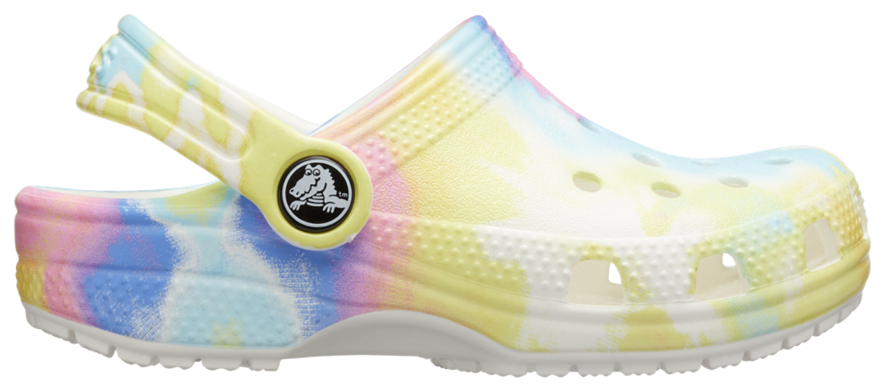 Crocs Classic Tie Dye Clogs Image 1 of 4. Tap to open photo gallery.