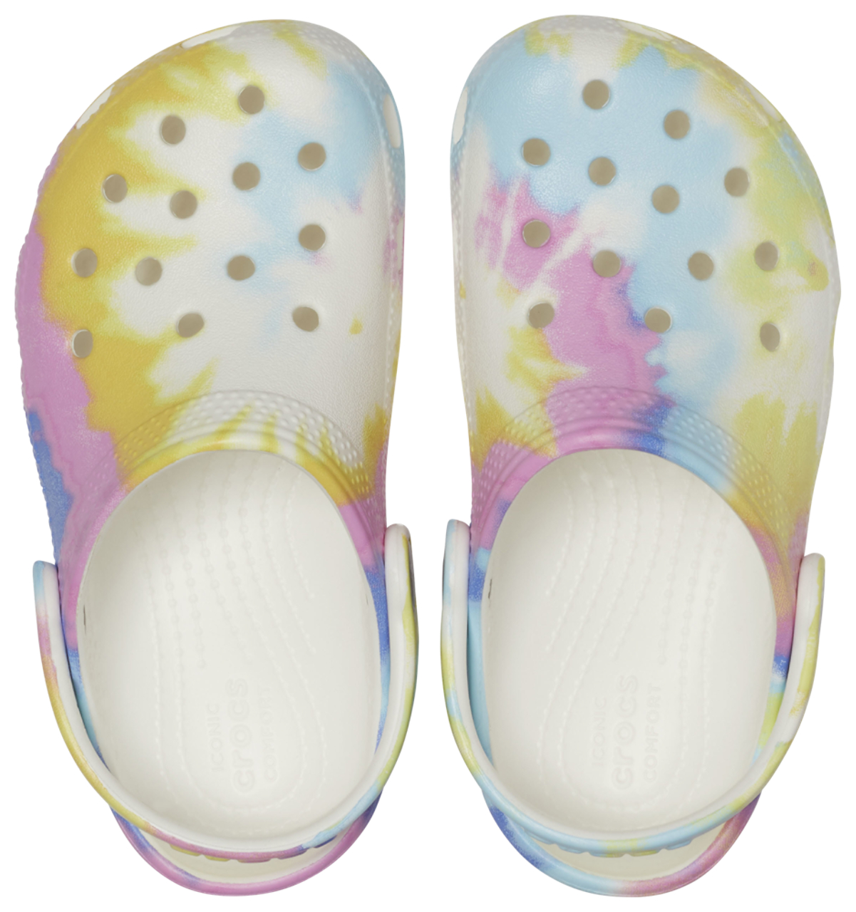 Crocs Classic Tie Dye Clogs Image 3 of 4. Tap to open photo gallery.