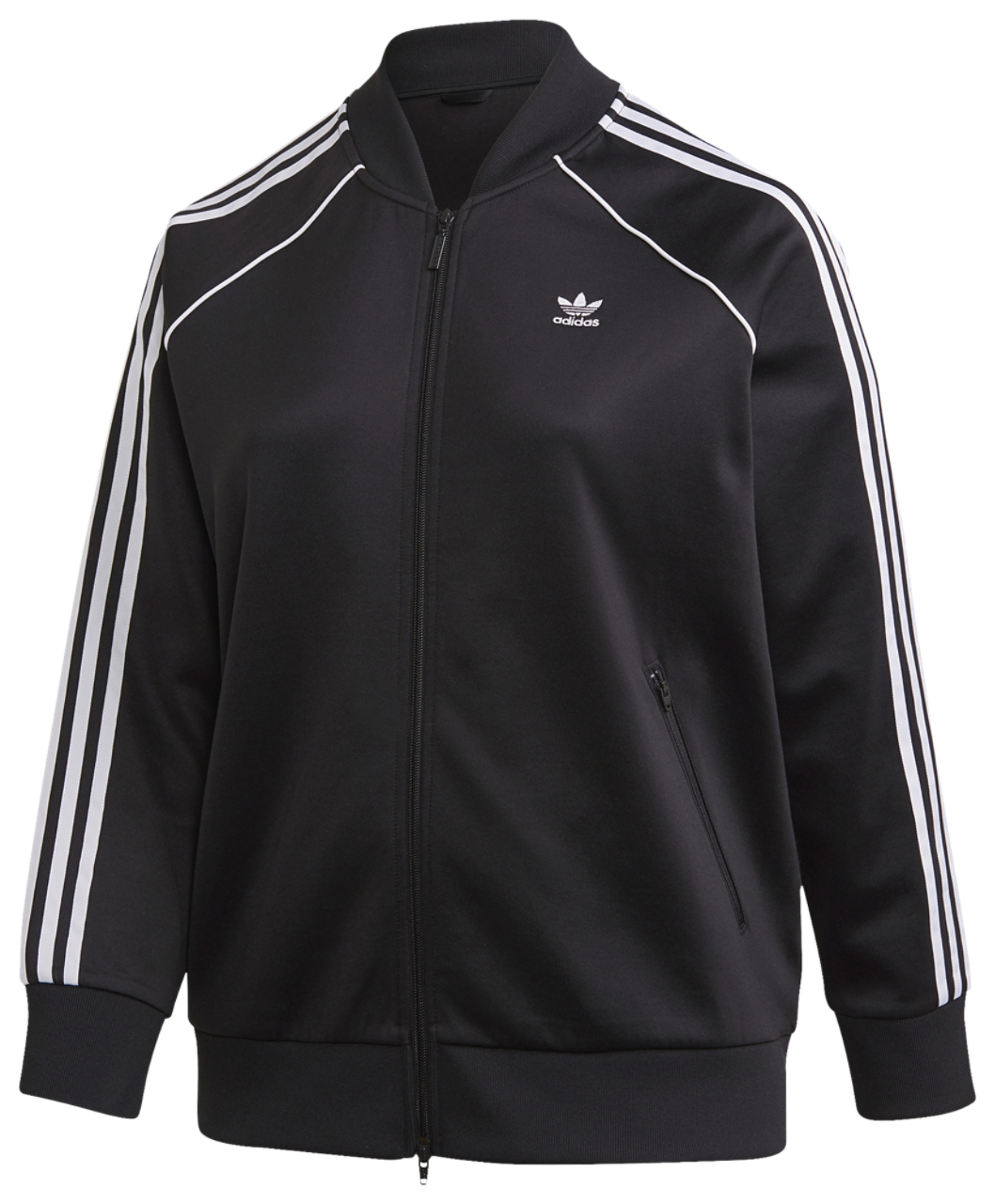 adidas Originals Plus Size Superstar Track Top Image 1 of 8. Tap to open photo gallery.