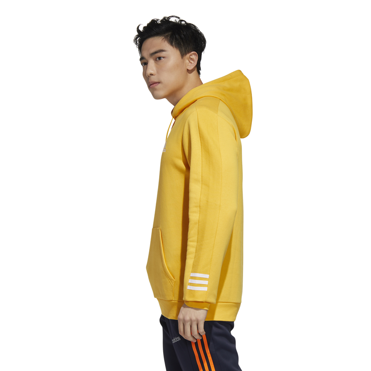 adidas Essential Comfort Hooded Sweatshirt Image 5 of 8. Tap to open photo gallery.
