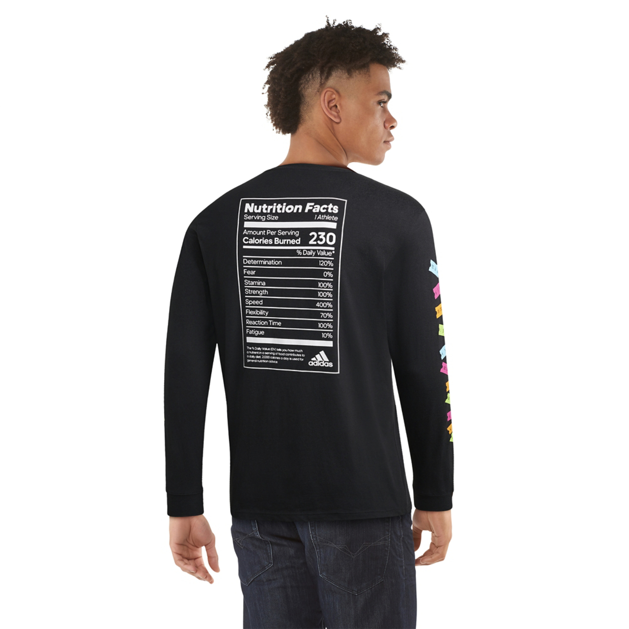 adidas Originals Long Sleeve Snack T-Shirt Image 5 of 6. Tap to open photo gallery.
