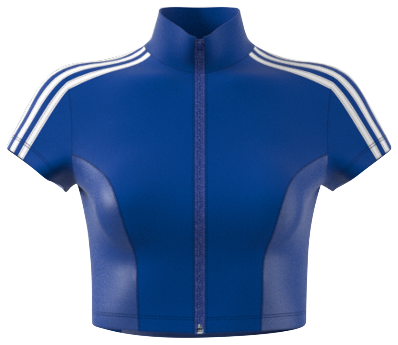 adidas Zip Top Crop Image 1 of 2. Tap to open photo gallery.