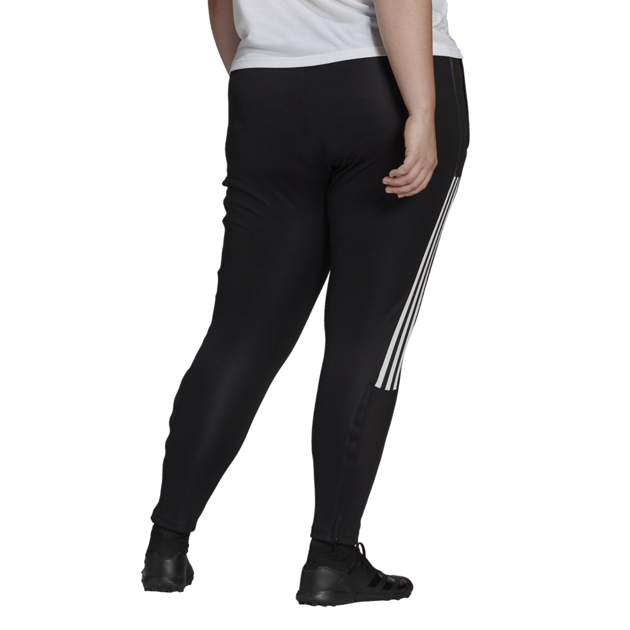 adidas Plus Size Tiro 21 TK Pants Image 3 of 5. Tap to open photo gallery.