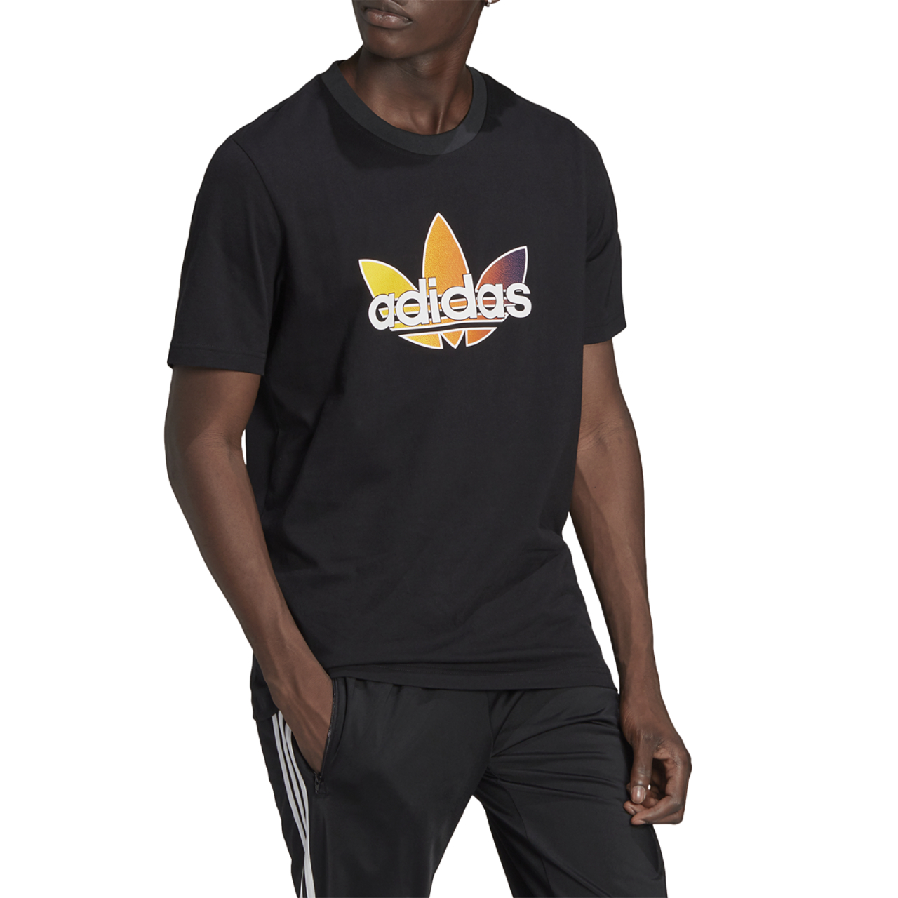 adidas Originals Sport Graphic T-Shirt Image 2 of 3. Tap to open photo gallery.