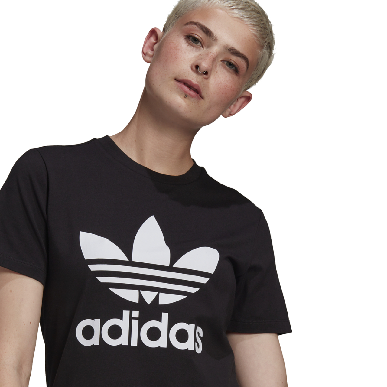 adidas Originals Trefoil T-Shirt Image 3 of 4. Tap to open photo gallery.