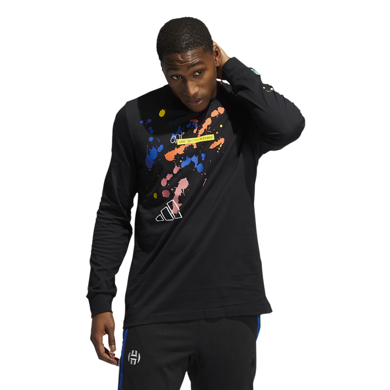 adidas Harden Journey L/S T-Shirt Image 2 of 3. Tap to open photo gallery.