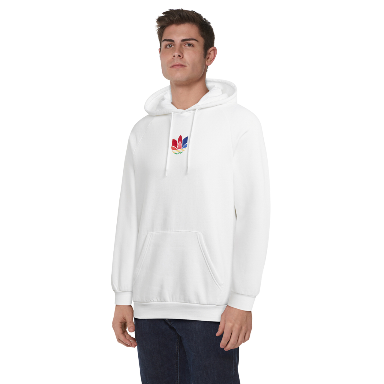 adidas Originals 3D Trefoil Hoodie Image 3 of 4. Tap to open photo gallery.