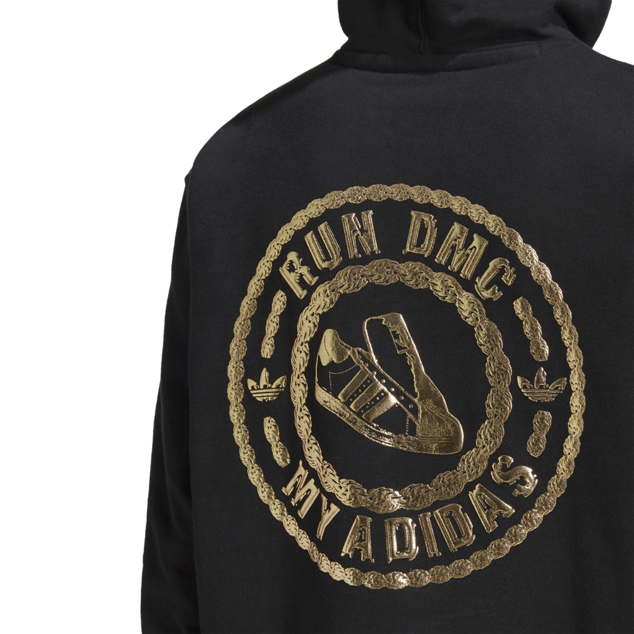 adidas RUN DMC Medal Pullover Hoodie Image 5 of 5. Tap to open photo gallery.