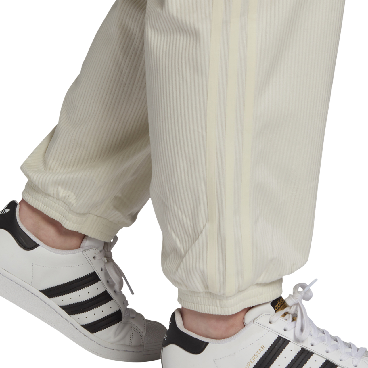 adidas Originals Corduroy Cuffed Pants Image 2 of 5. Tap to open photo gallery.