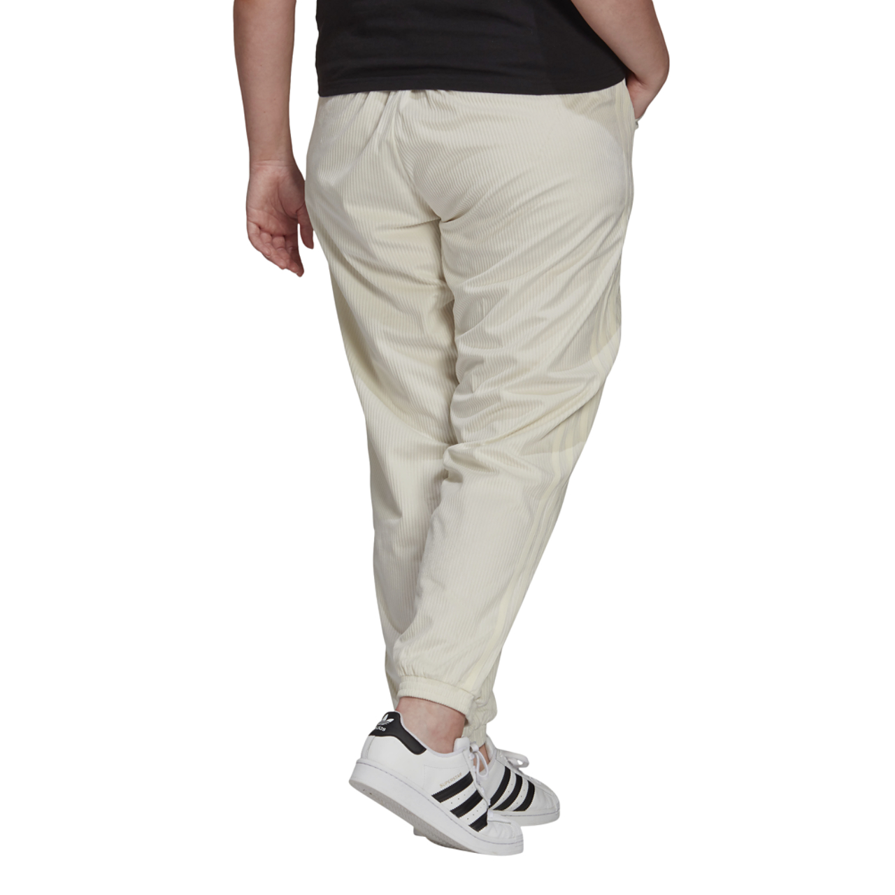 adidas Originals Corduroy Cuffed Pants Image 4 of 5. Tap to open photo gallery.