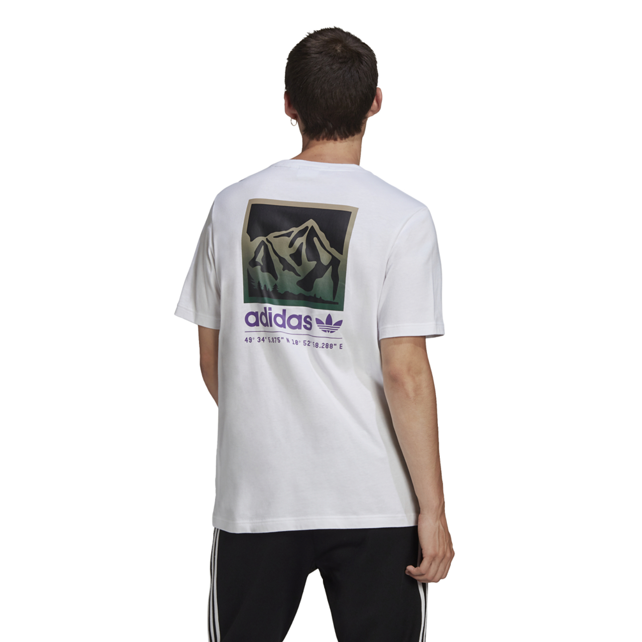 adidas Originals Adiplore GFX T-Shirt Image 3 of 5. Tap to open photo gallery.