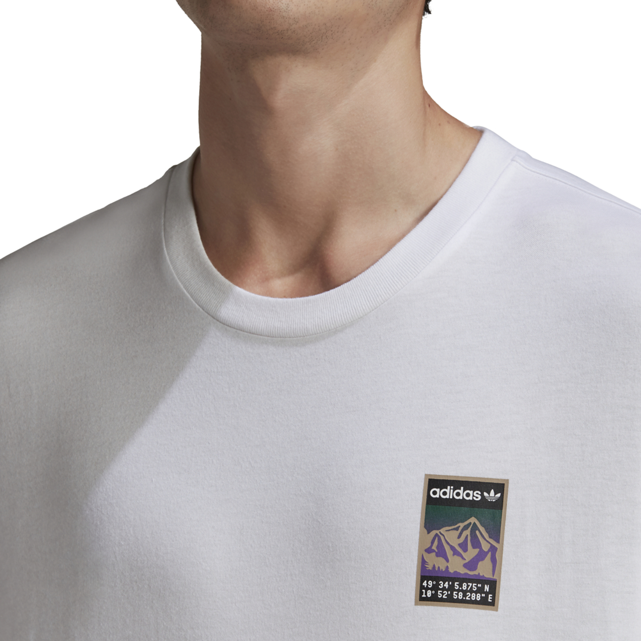 adidas Originals Adiplore GFX T-Shirt Image 4 of 5. Tap to open photo gallery.