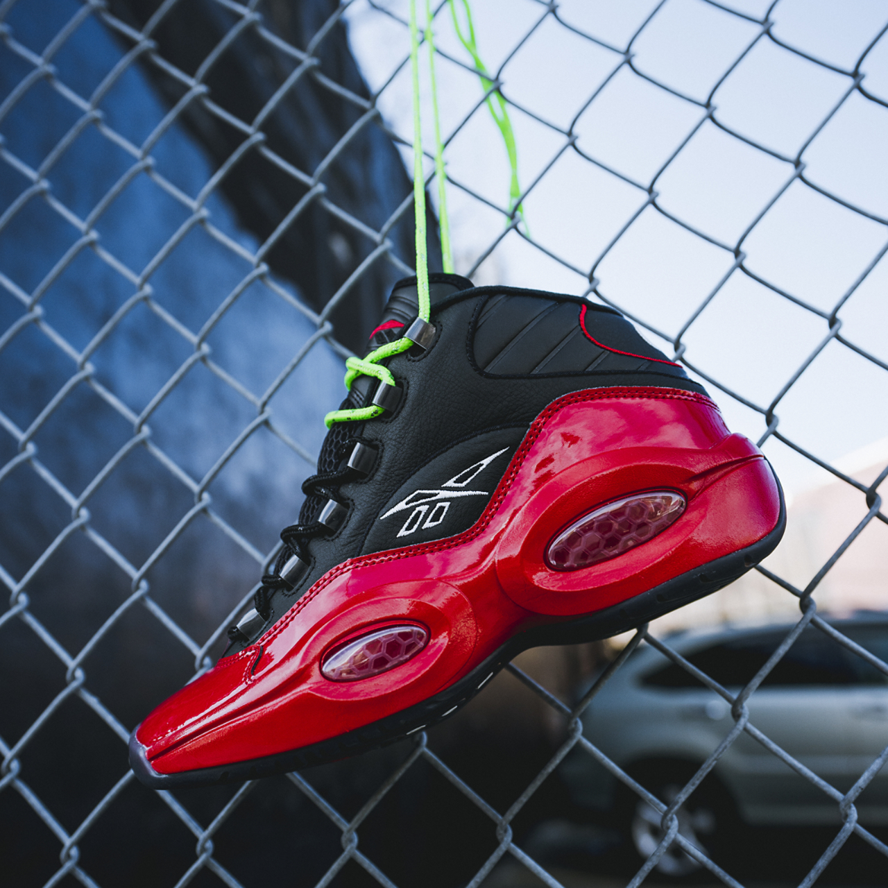 Reebok Question Mid "Street Sleigh" Image 8 of 9. Tap to open photo gallery.