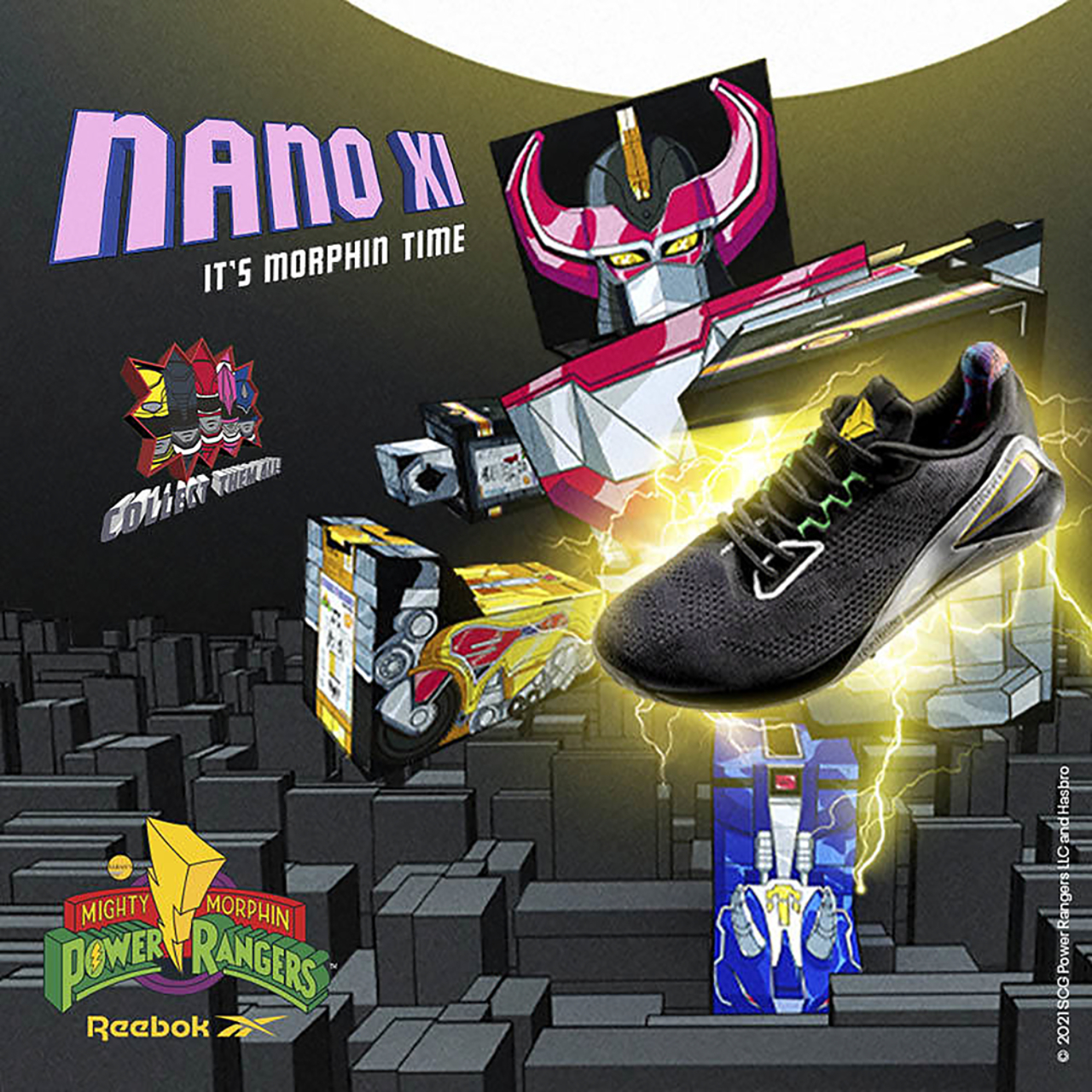 Reebok Power Rangers Nano X1 Image 6 of 8. Tap to open photo gallery.