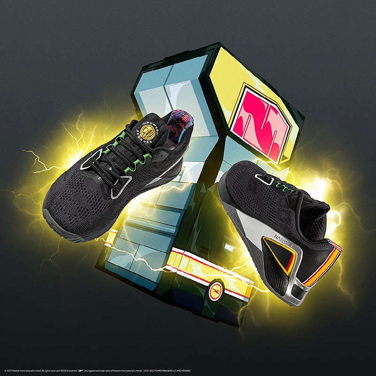 Reebok Power Rangers Nano X1 Image 7 of 8. Tap to open photo gallery.