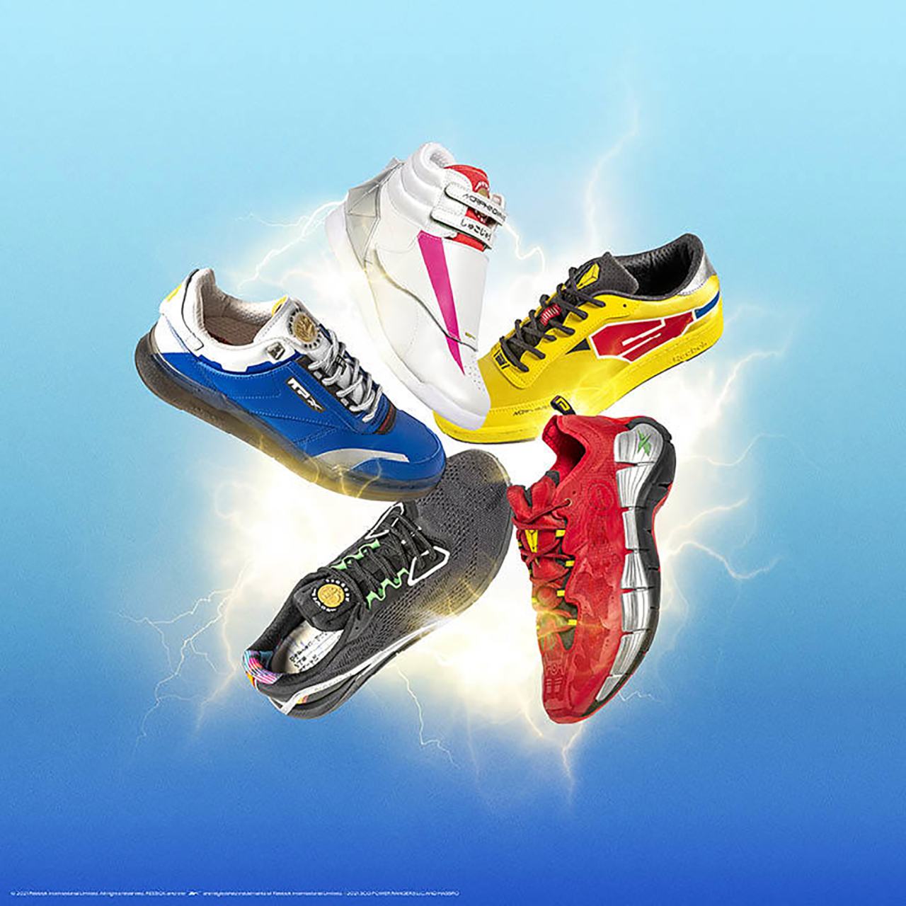 Reebok Power Rangers Nano X1 Image 8 of 8. Tap to open photo gallery.