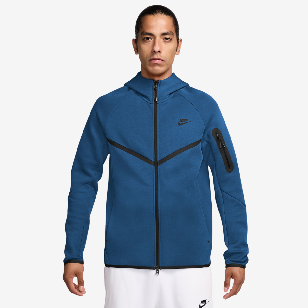 Nike Tech Fleece Full-Zip Windrunner Hoodie Image 1 of 3. Tap to open photo gallery.