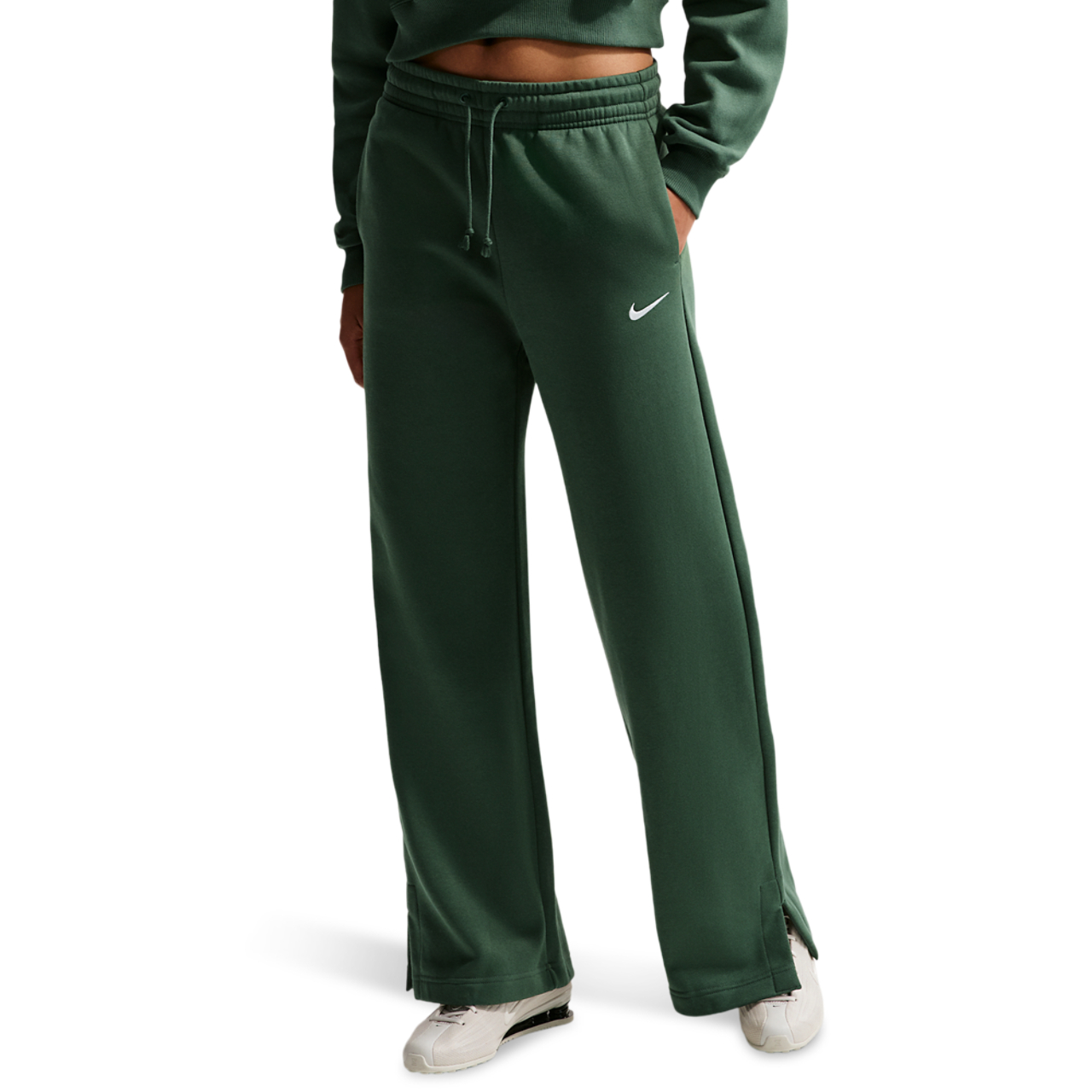 Nike Phoenix Fleece High Rise Wide Pants - Women's | Foot Locker