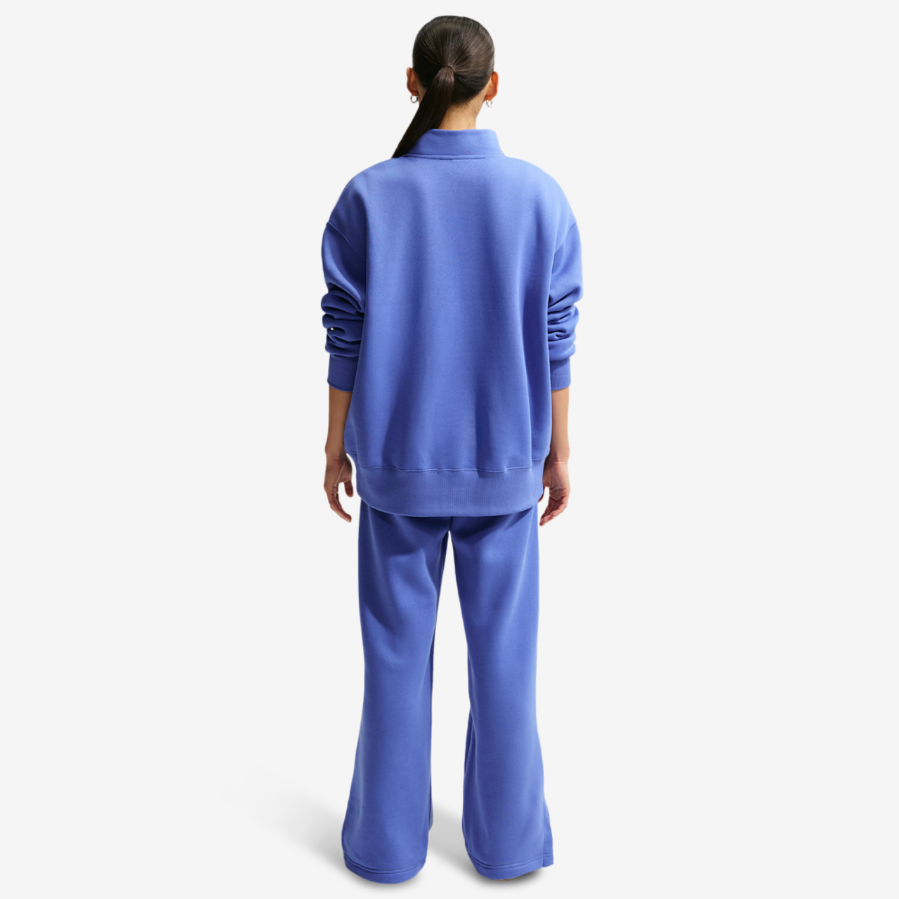 Nike Phoenix Fleece High Rise Wide Pants Image 4 of 4. Tap to open photo gallery.