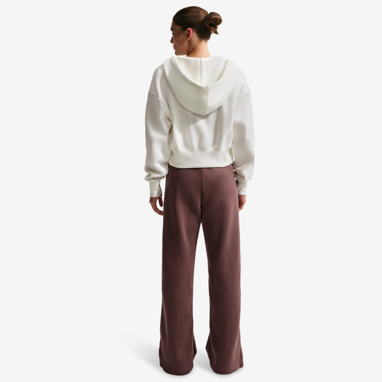Nike Phoenix Fleece High Rise Wide Pants Image 7 of 7. Tap to open photo gallery.