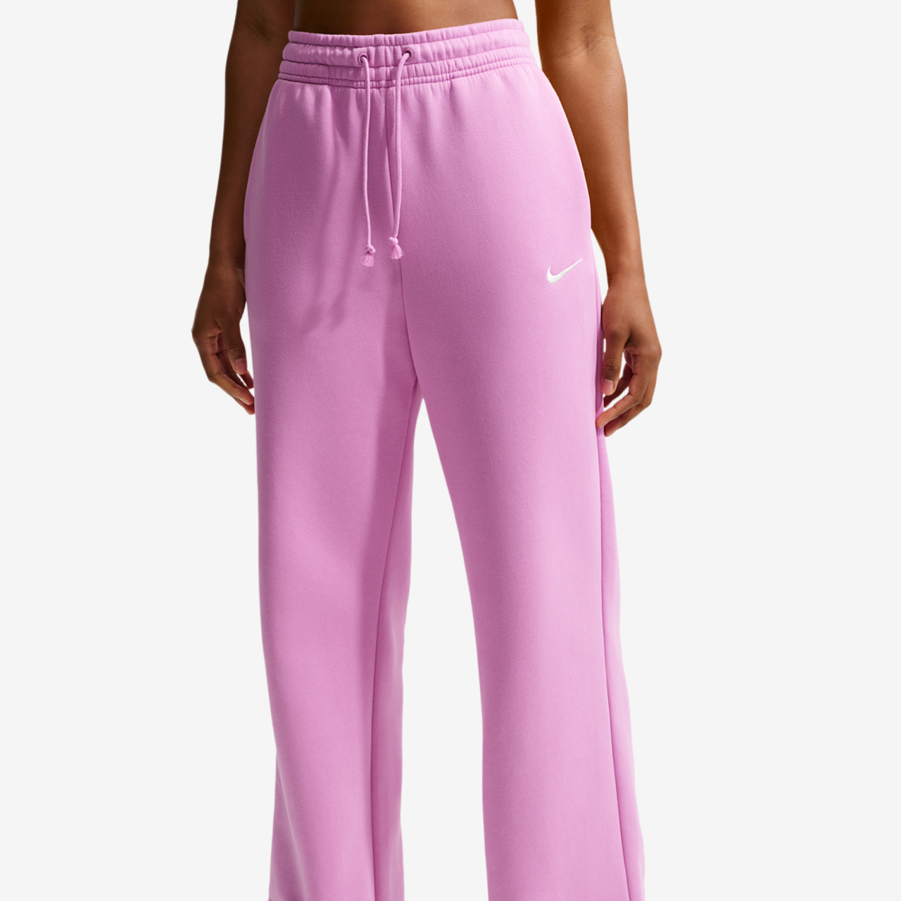 Nike Phoenix Fleece High Rise Wide Pants Image 1 of 4. Tap to open photo gallery.