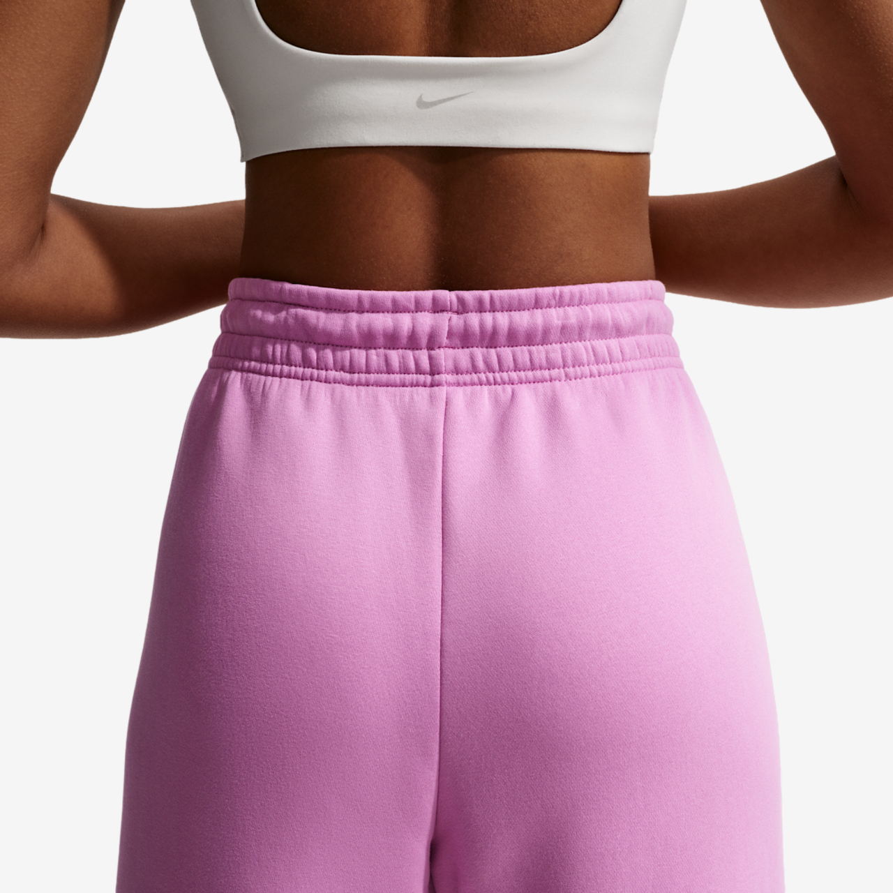 Nike Phoenix Fleece High Rise Wide Pants Image 2 of 4. Tap to open photo gallery.