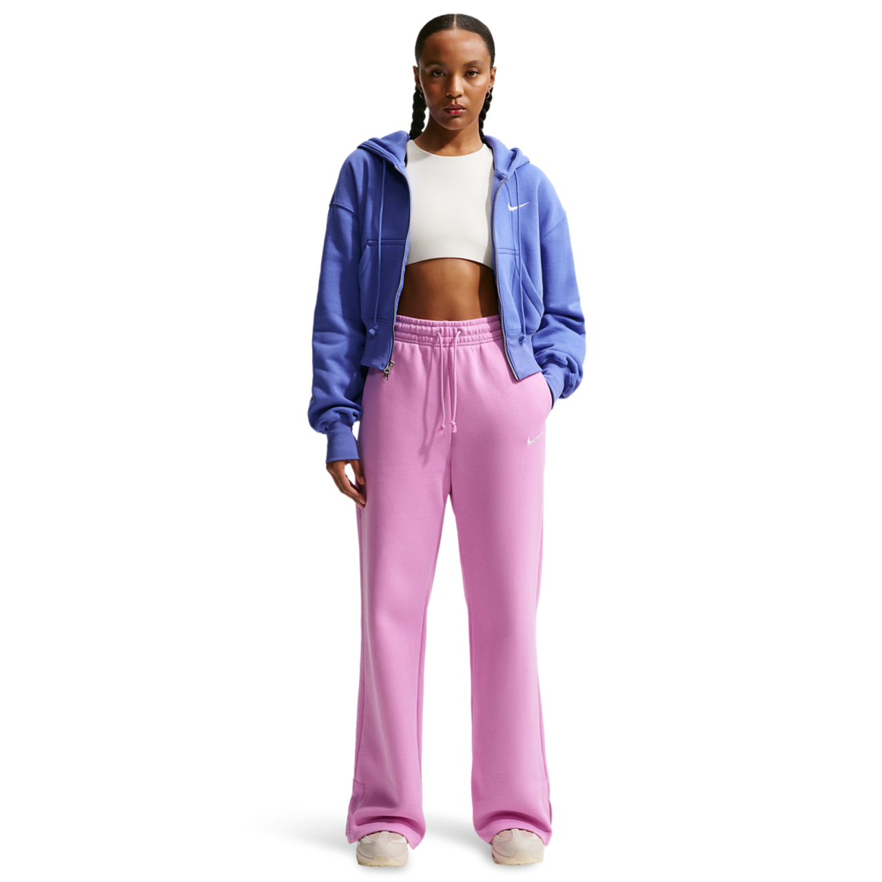 Nike Phoenix Fleece High Rise Wide Pants - Women's | Foot Locker