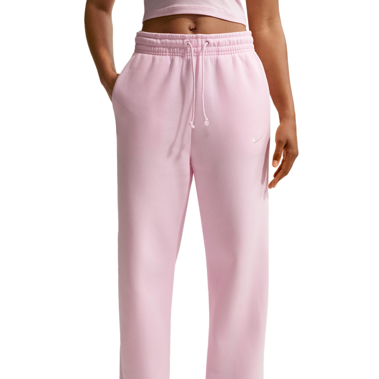 Nike Phoenix Fleece High Rise Wide Pants - Women's | Foot Locker
