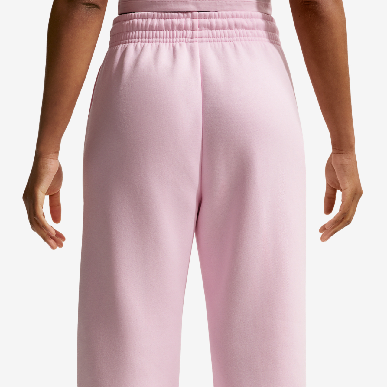 Nike Phoenix Fleece High Rise Wide Pants Image 2 of 4. Tap to open photo gallery.