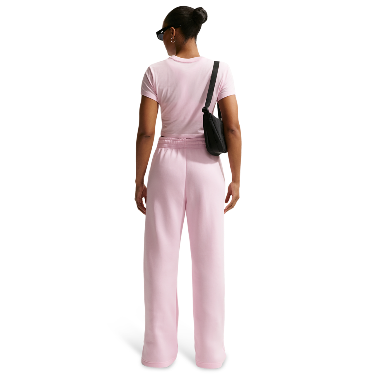 Nike Phoenix Fleece High Rise Wide Pants Image 4 of 4. Tap to open photo gallery.