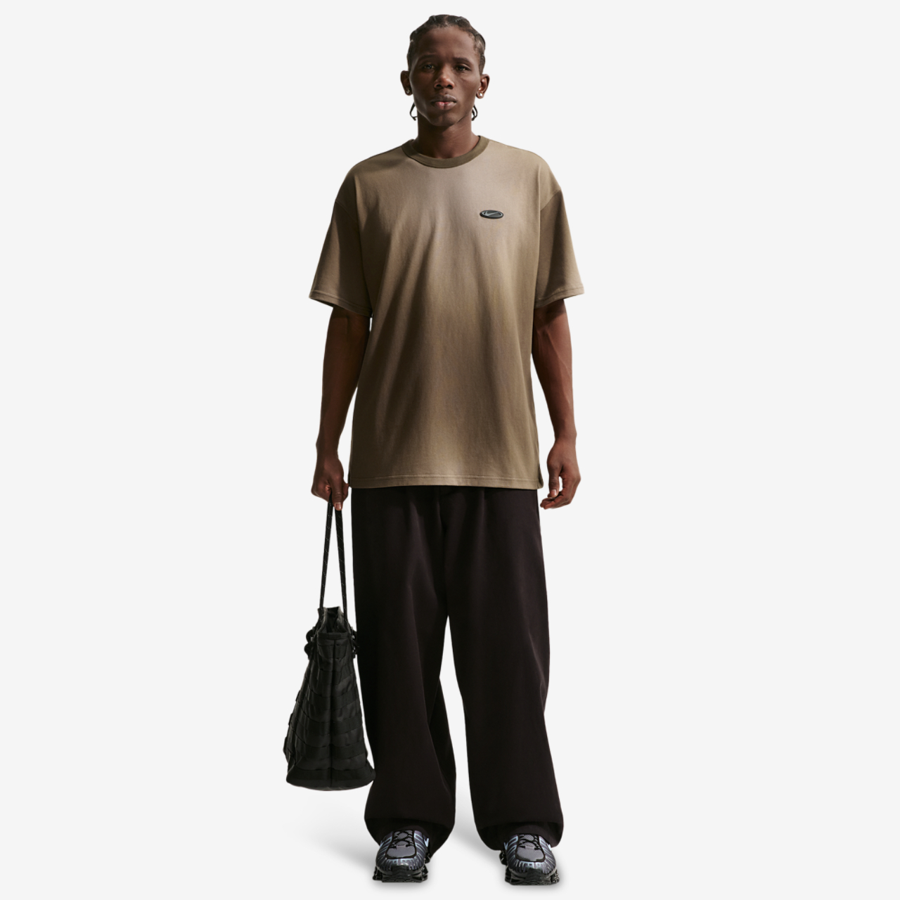 Nike Loose Premium Essential Wash T-Shirt Image 4 of 5. Tap to open photo gallery.