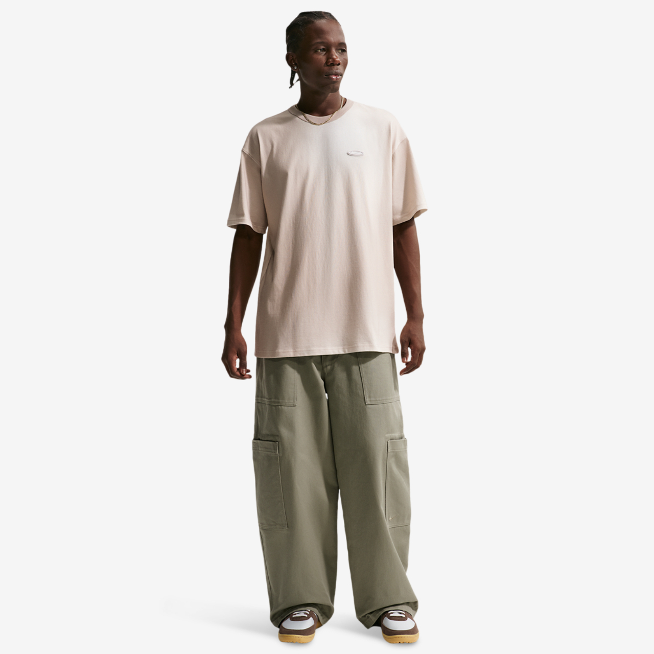 Nike Loose Premium Essential Wash T-Shirt Image 3 of 4. Tap to open photo gallery.