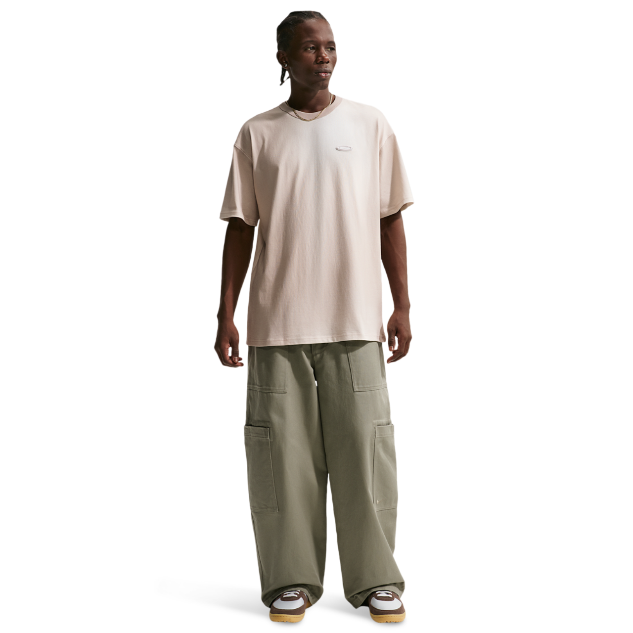 Nike Loose Premium Essential Wash T-Shirt Image 3 of 4. Tap to open photo gallery.