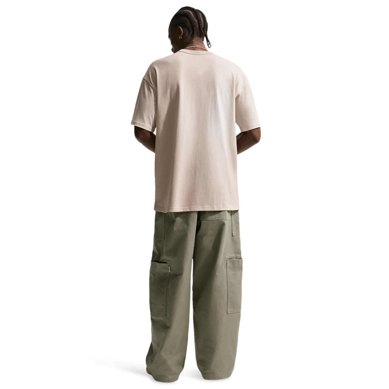 Nike Loose Premium Essential Wash T-Shirt Image 4 of 4. Tap to open photo gallery.