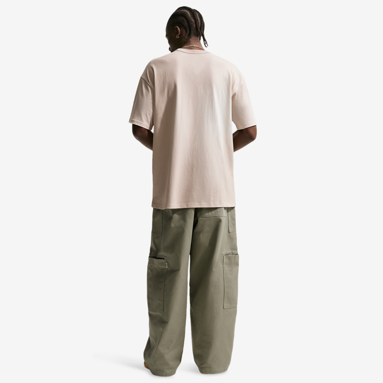 Nike Loose Premium Essential Wash T-Shirt Image 4 of 4. Tap to open photo gallery.