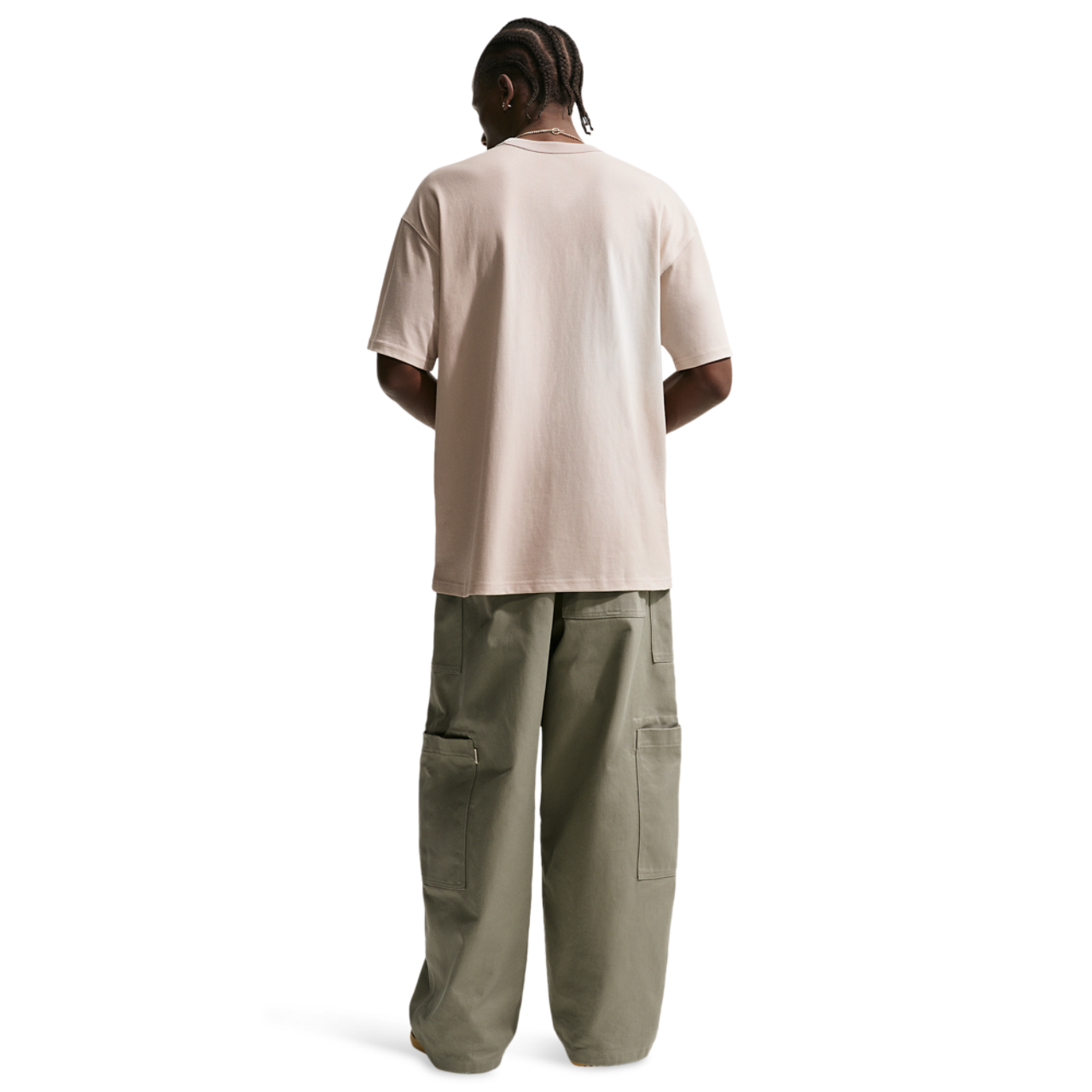 Nike Loose Premium Essential Wash T-Shirt Image 4 of 4. Tap to open photo gallery.