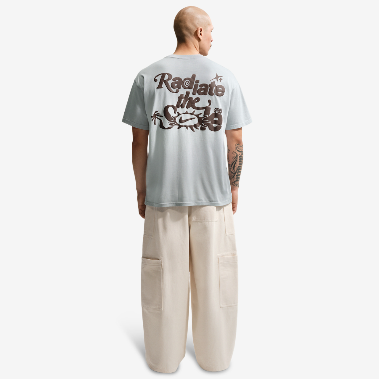 Nike NSW Dunk Dip Dye Loose Tee Image 4 of 4. Tap to open photo gallery.