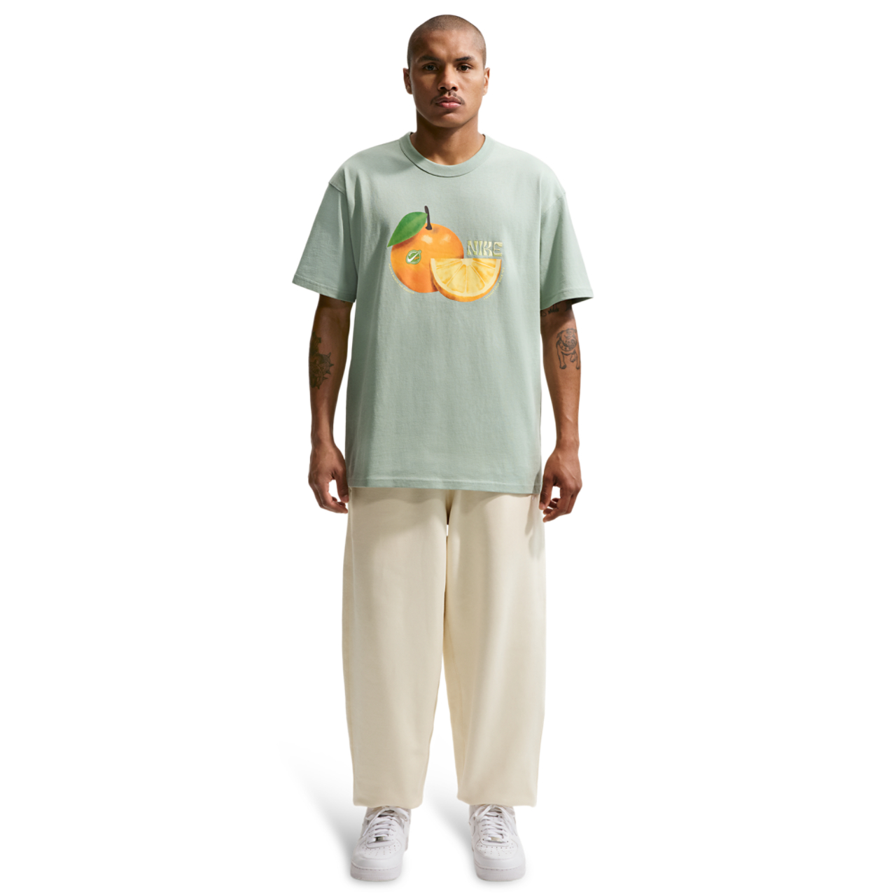 Nike NSW Premium Orange Loose Tee - Men's | Foot Locker