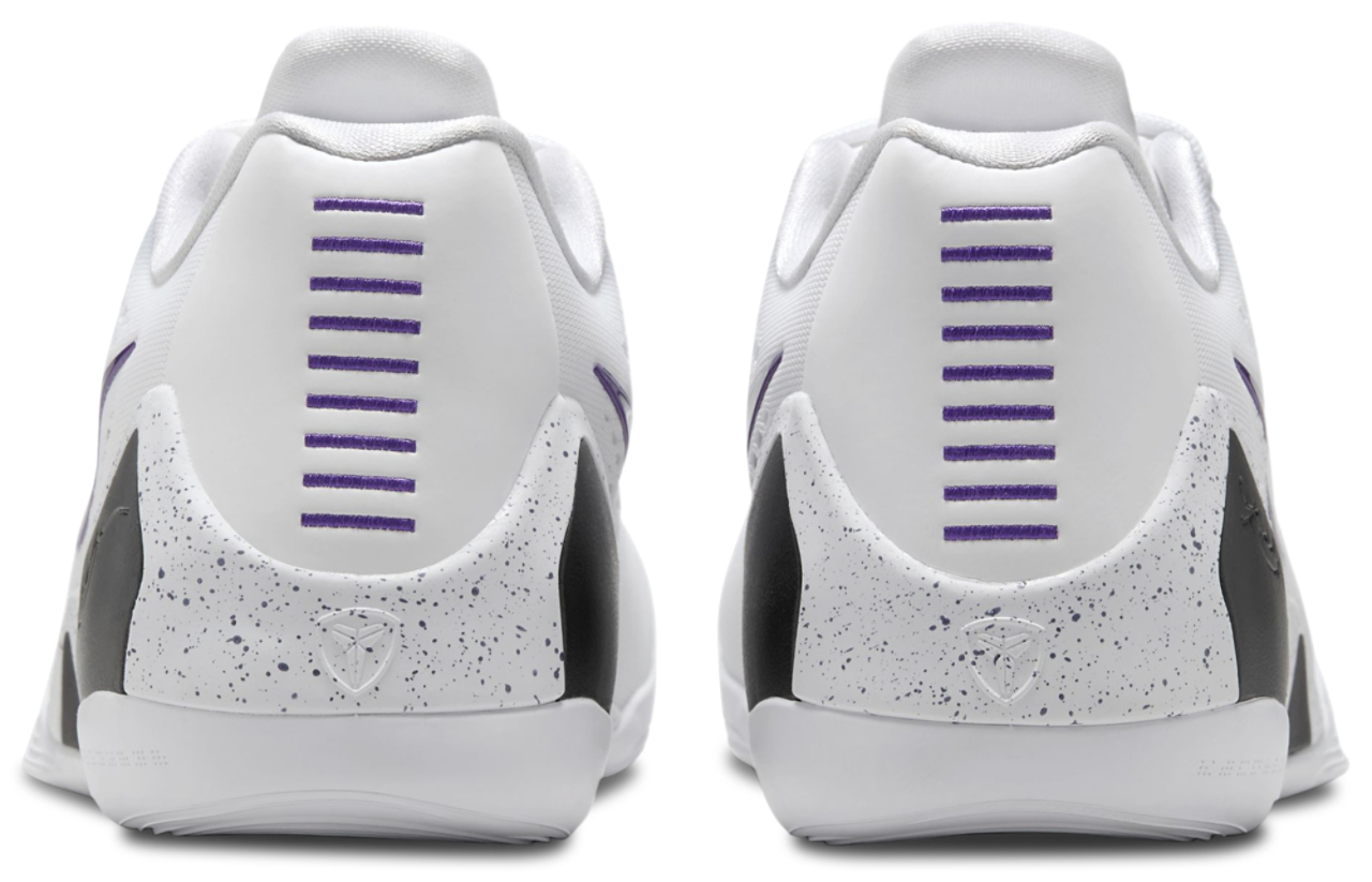 Nike Kobe9 シューズ ホワイト/パープル 27.5 Nike Kobe 9 Elite Low