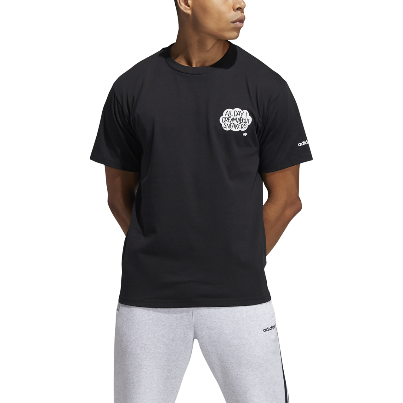 adidas Originals A.D.I.D.A.S. Cloud T-Shirt Image 1 of 2. Tap to open photo gallery.
