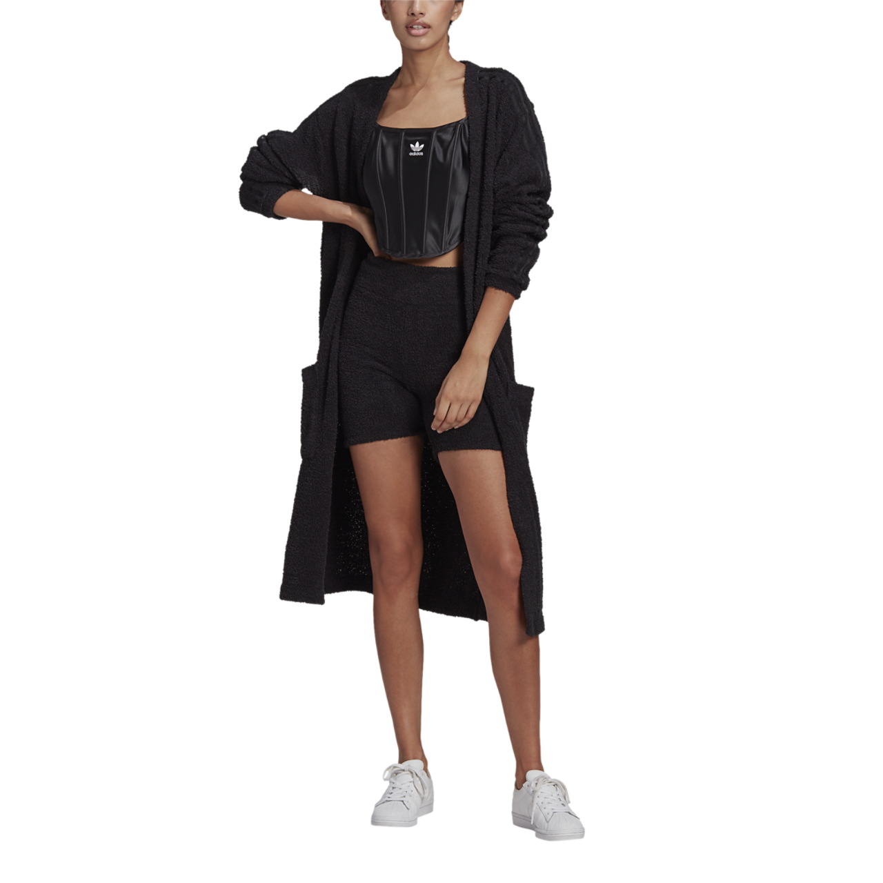 adidas Long Kimono Image 2 of 3. Tap to open photo gallery.