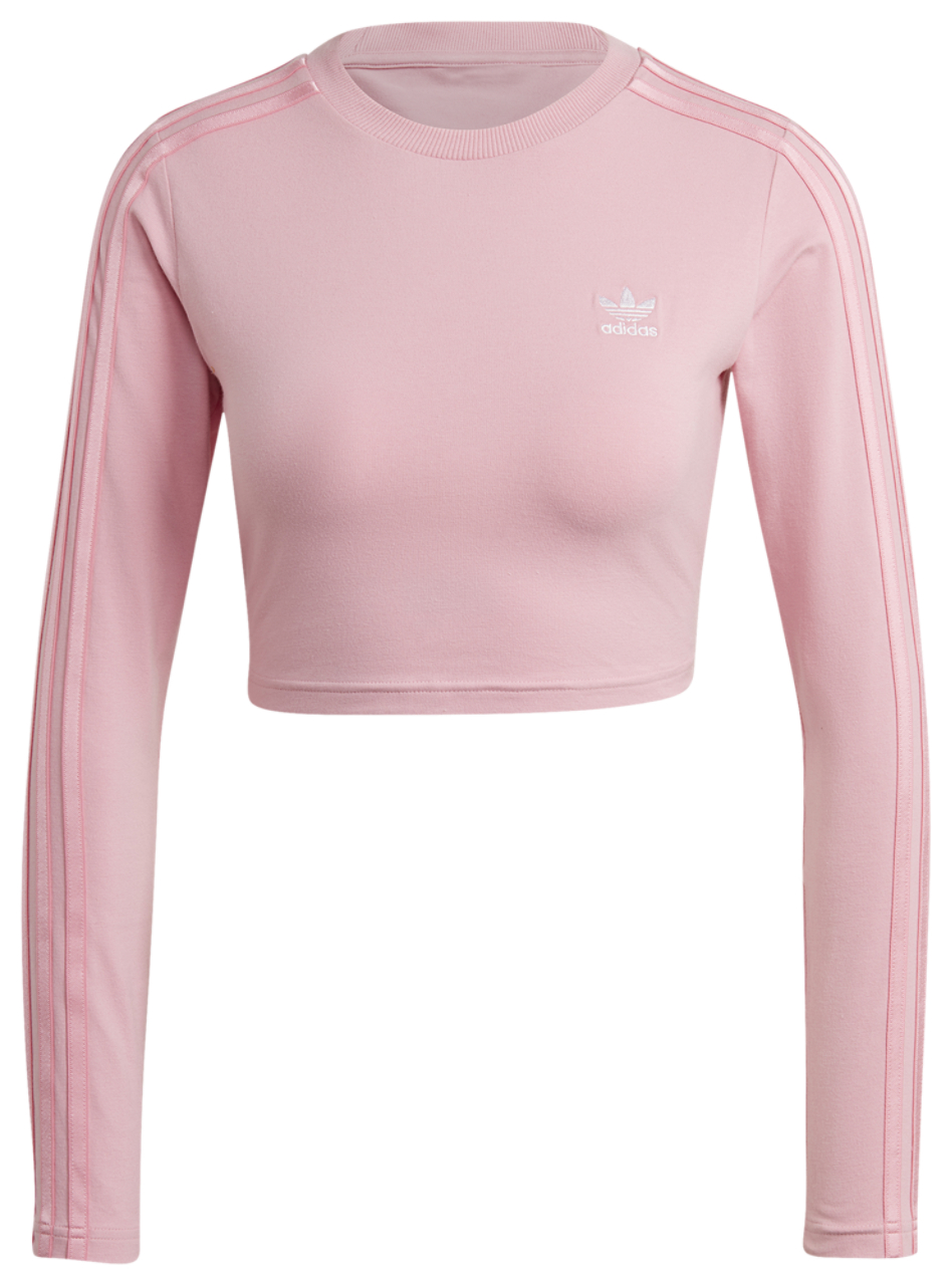 adidas Originals Cropped Long Sleeve Image 1 of 4. Tap to open photo gallery.