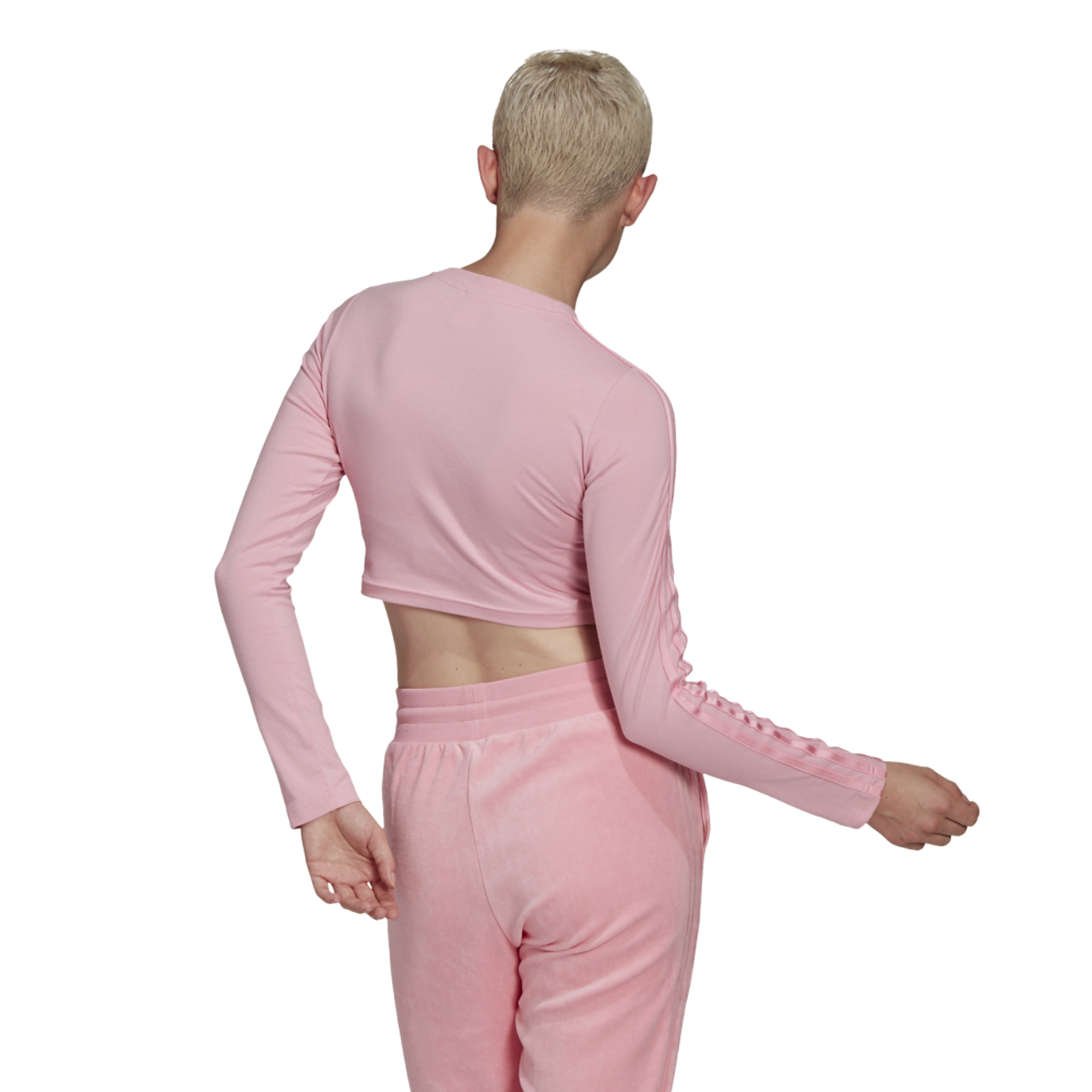 adidas Originals Cropped Long Sleeve Image 3 of 4. Tap to open photo gallery.