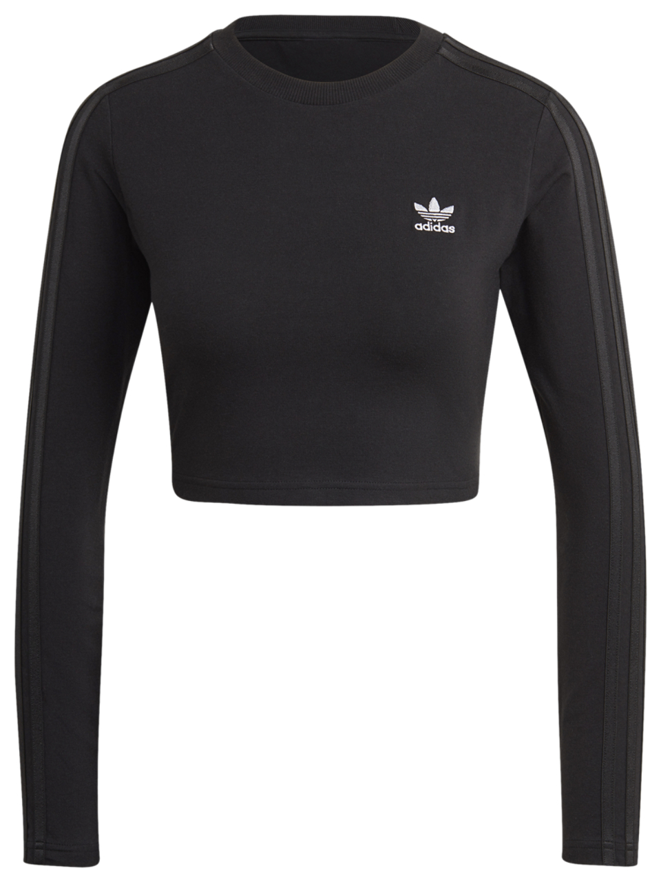 adidas Originals Cropped Long Sleeve Image 1 of 4. Tap to open photo gallery.