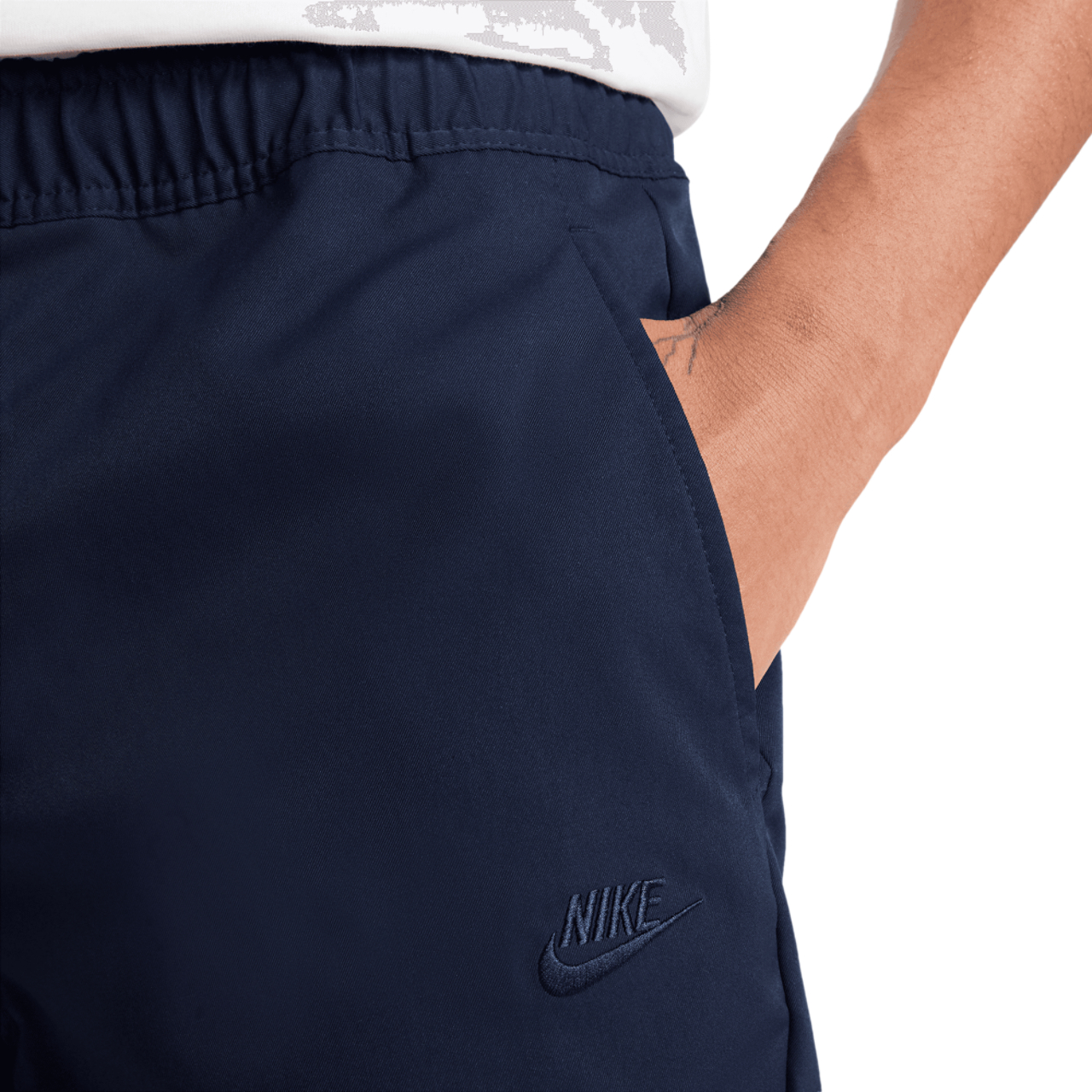 Nike Club Woven Tapered Pants Image 3 of 5. Tap to open photo gallery.