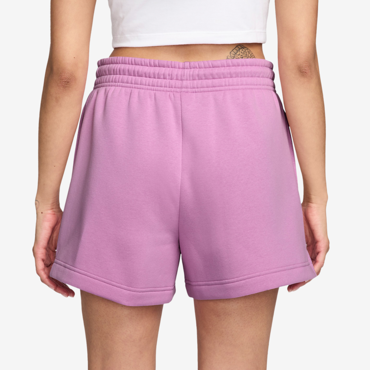 Nike Phoenix Fleece MR Shorts Image 2 of 4. Tap to open photo gallery.