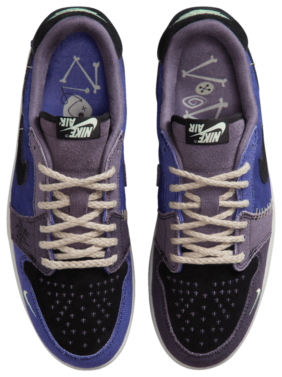 Jordan AJ 1 Retro Low OG V Image 4 of 11. Tap to open photo gallery.